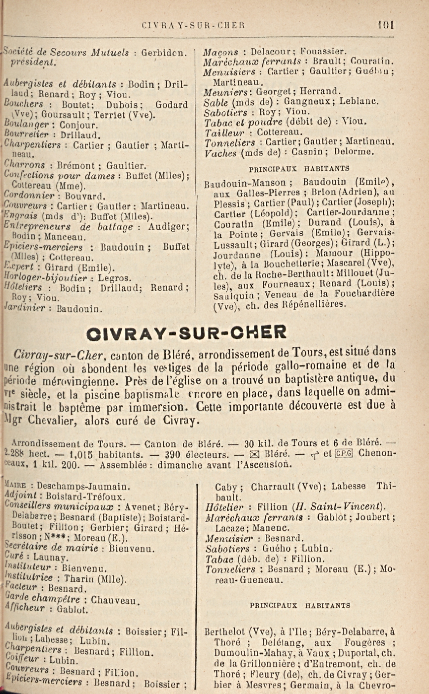 Annuaire 1900 - Page 1