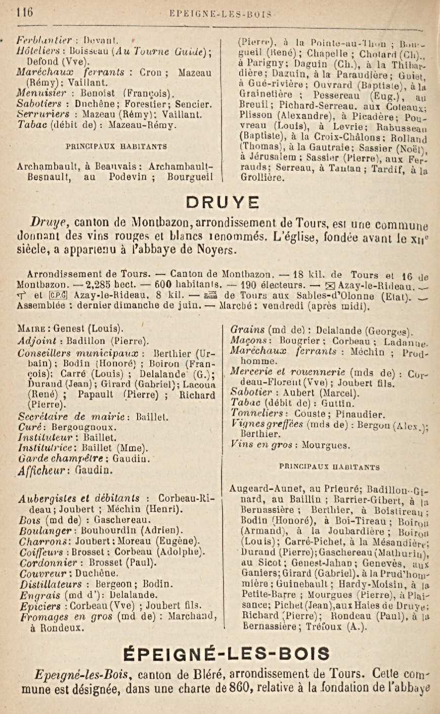 Annuaire 1900 - Page 1